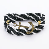 Unisex DIY Rope Hooks Charm Bracelets