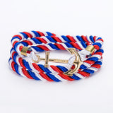 Unisex DIY Rope Hooks Charm Bracelets