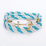 Unisex DIY Rope Hooks Charm Bracelets