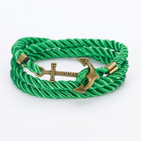 Unisex DIY Rope Hooks Charm Bracelets