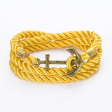 Unisex DIY Rope Hooks Charm Bracelets