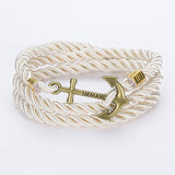 Unisex DIY Rope Hooks Charm Bracelets