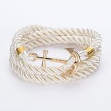 Unisex DIY Rope Hooks Charm Bracelets
