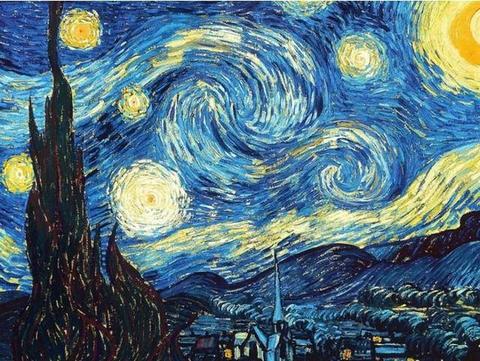The Starry Night DIY-Van-Go-Paint-by-Number Kit