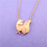 Baby Fox Charm Necklace