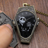 Nightmare Before Christmas Stainless Steel Pocket Watch