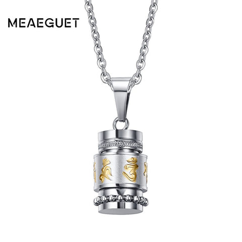 Spiritual Pendant Necklace - Meaeguet Om Mani Padme Hum