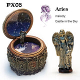 Zodiac 12 Signs LED Lights Musical Box - Castle In The Sky