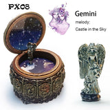 Zodiac 12 Signs LED Lights Musical Box - Castle In The Sky