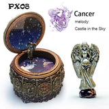 Zodiac 12 Signs LED Lights Musical Box - Castle In The Sky
