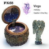 Zodiac 12 Signs LED Lights Musical Box - Castle In The Sky