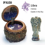 Zodiac 12 Signs LED Lights Musical Box - Castle In The Sky