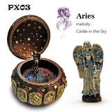 Zodiac 12 Signs LED Lights Musical Box - Castle In The Sky