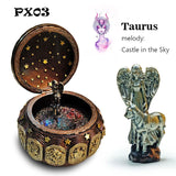 Zodiac 12 Signs LED Lights Musical Box - Castle In The Sky