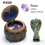 Zodiac 12 Signs LED Lights Musical Box - Castle In The Sky