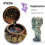 Zodiac 12 Signs LED Lights Musical Box - Castle In The Sky