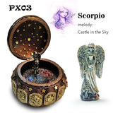 Zodiac 12 Signs LED Lights Musical Box - Castle In The Sky