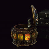 Zodiac 12 Signs LED Lights Musical Box - Castle In The Sky