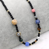 Galaxy Solar System 9 Planets Necklace