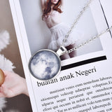 Glow In The Dark Moon Necklace