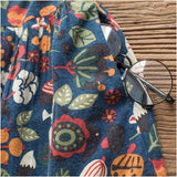 Long Sleeve Flower Print Dress