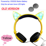 Led Cat Ear Headphones - With Glowing Ears