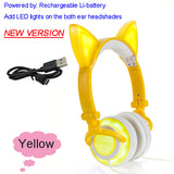 Led Cat Ear Headphones - With Glowing Ears