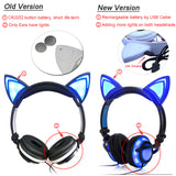 Led Cat Ear Headphones - With Glowing Ears