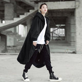 Irregular Asymmetric Boyfriend Long Coat