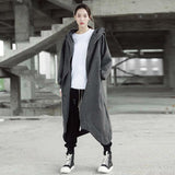 Irregular Asymmetric Boyfriend Long Coat