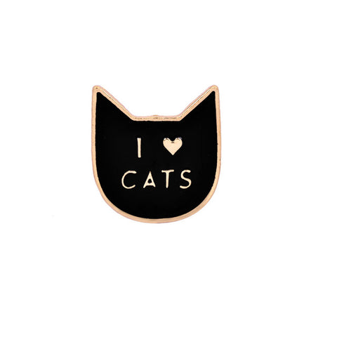I Love Cats Pin - Introverts