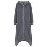 Irregular Asymmetric Boyfriend Long Coat