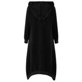 Irregular Asymmetric Boyfriend Long Coat