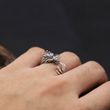 Cubic Zirconia Dragon Ring