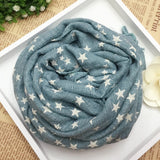 Soft Fabric Star Scarf for Women
