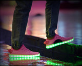 Adults Unisex LED Rechargable Glow Shoe