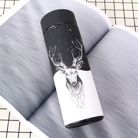Reindeer Thermos Flask - Stainless Steel