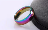 Titanium Steel Rainbow Color Ring