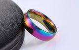 Titanium Steel Rainbow Color Ring