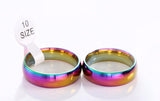 Titanium Steel Rainbow Color Ring