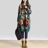 One Piece Cotton Floral Dress