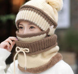 Winter Beanie Scarf and Mask Set
