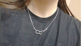 Premium Serotonin Molecule Necklace