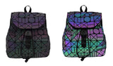 Geometric Holographic Backpack - FREE WORLDWIDE SHIPPING