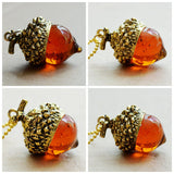 Acorn Charm Pendant Necklace