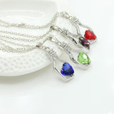 Love In A Bottle Cubic Zircon Necklace