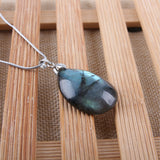 Natural Irregular Labradorite Moonstone Pendant