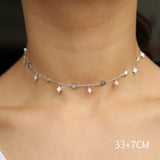Classic Moon Star Charm Necklace