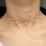 Classic Moon Star Charm Necklace