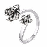 Save The Bees - Adjustable Little Bee Ring